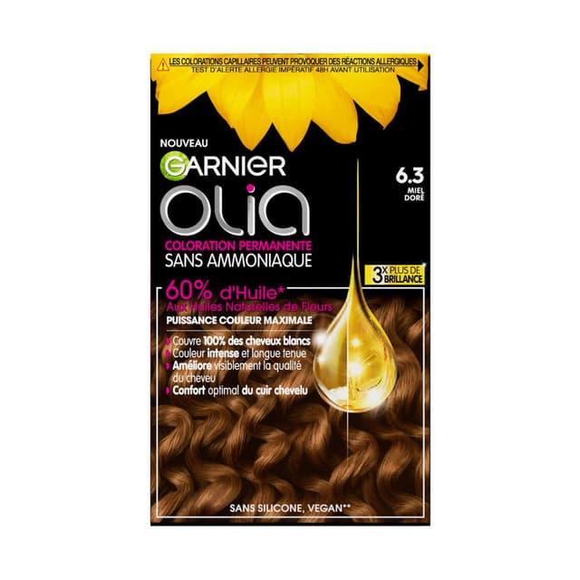 3600541233027 - Garnier - Olia - Coloration cheveux Miel doré 6.3