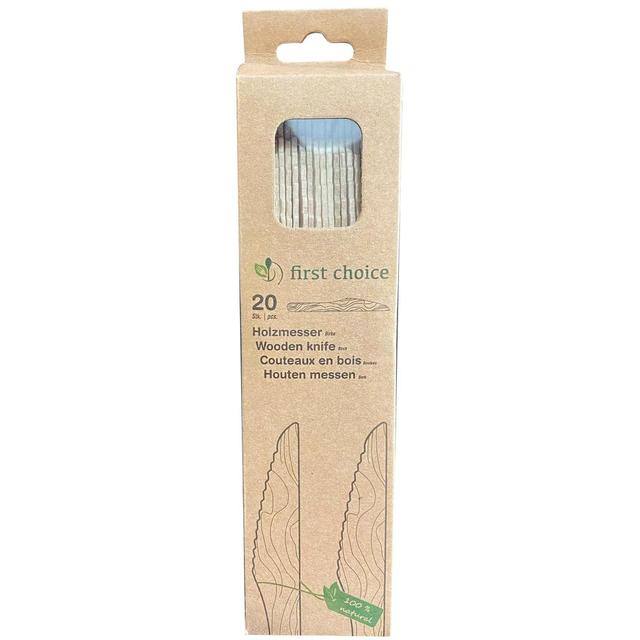 4260078623327 - First Choice - Couteaux en Bois 100% naturel