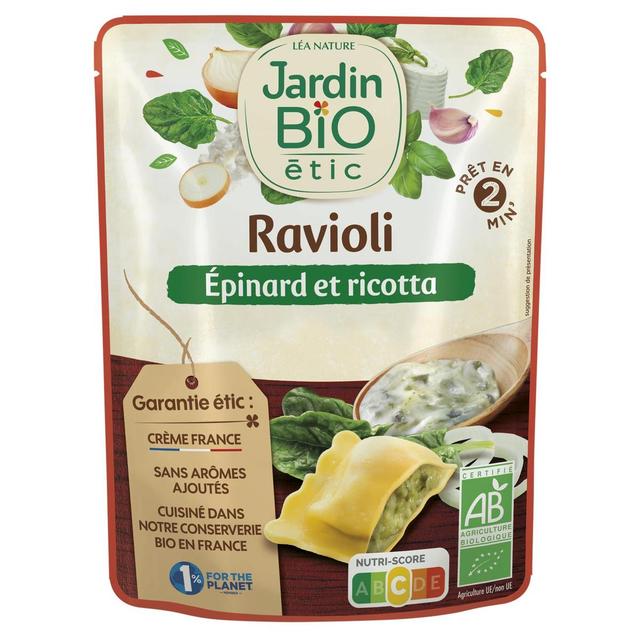 3456300014327 - Jardin Bio Etic - Ravioli Epinard Ricotta Bio 