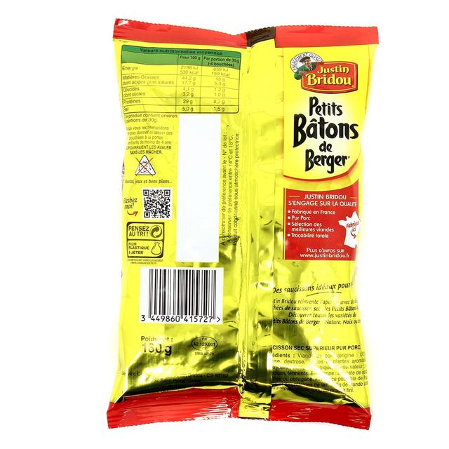 3449860415727 - Justin Bridou - Petits Bâtons de Berger