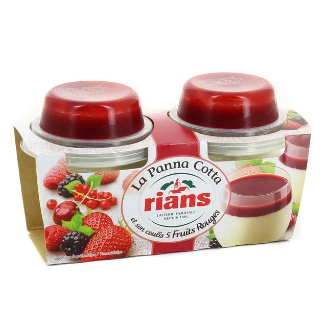 3184670006627 - Rians - Panna Cotta Coulis de Fruits Rouges