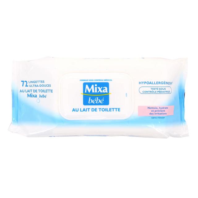 3058325067427 - Mixa Bébé - Lingettes ultra douces au lait de toilette