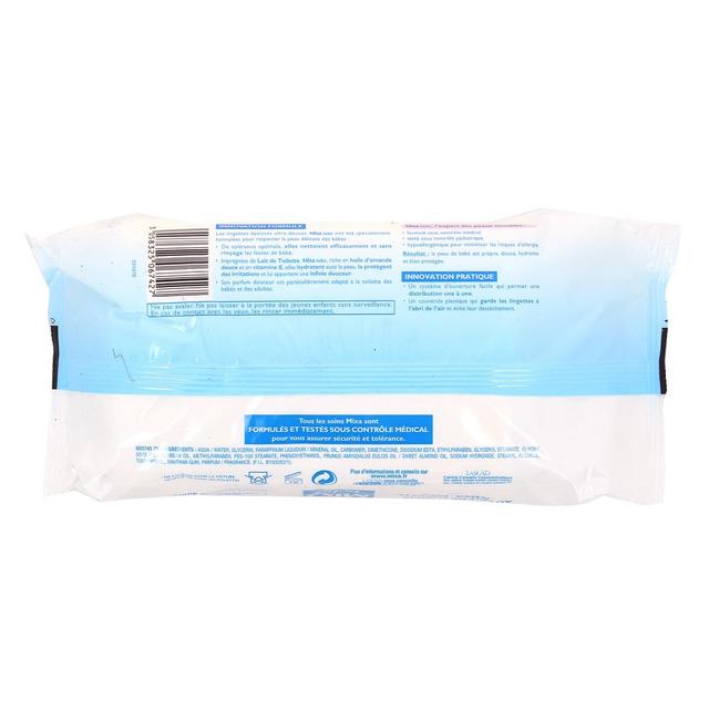 3058325067427 - Mixa Bébé - Lingettes ultra douces au lait de toilette
