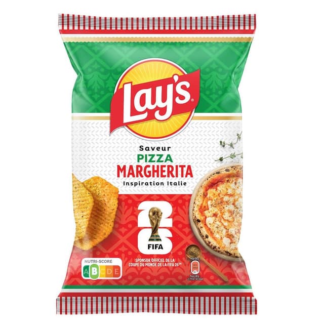 3168930180128 - Lay's - Chips ondulées saveur pizza margherita