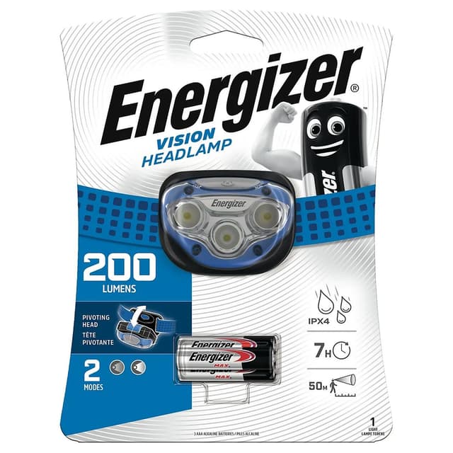 7638900270228 - Energizer - Lampe frontale LED +3 pile AAA / LR03