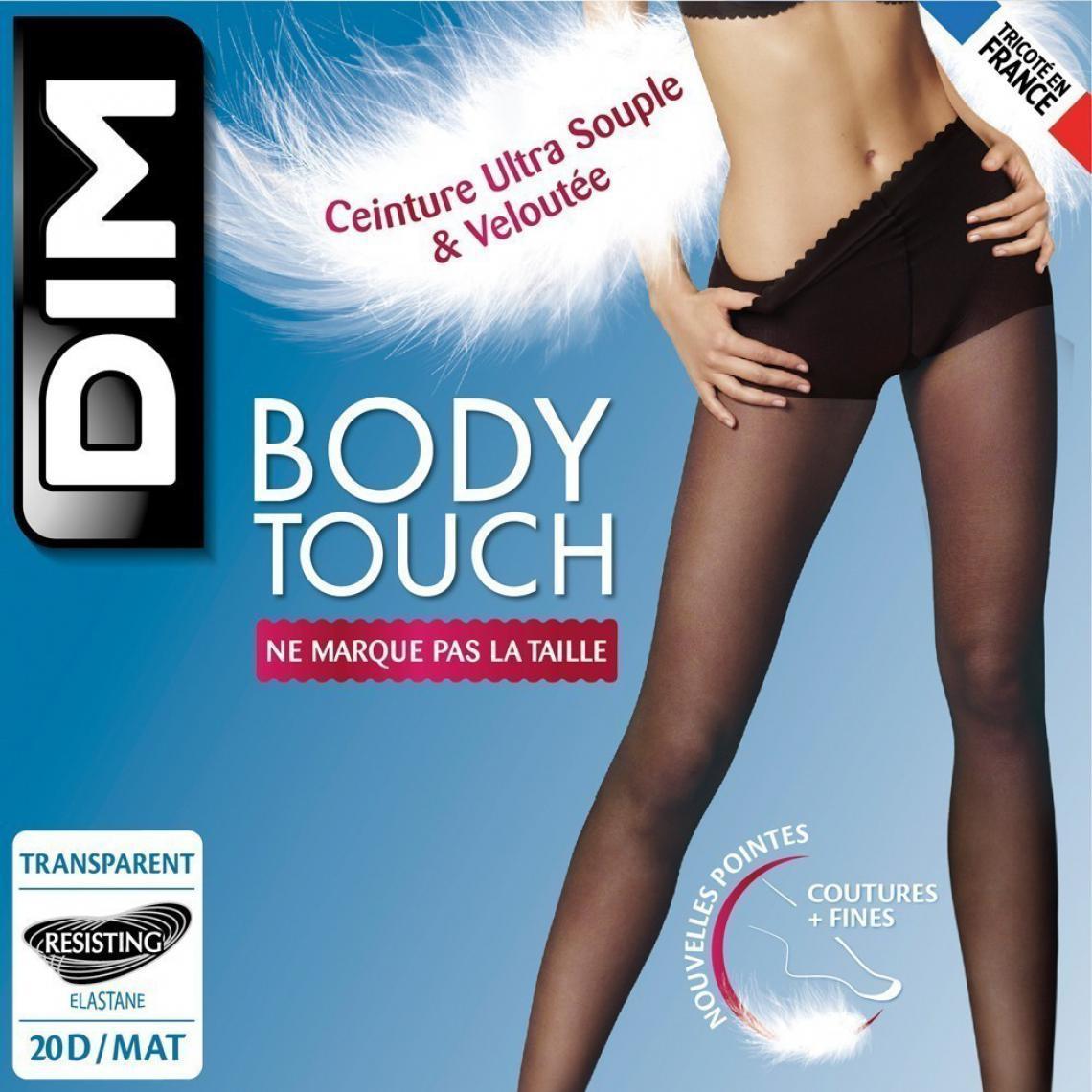 3040522410328 - Dim - Collant Body Touch Noir 20D