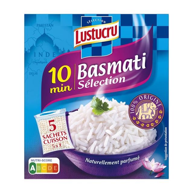 3760341070328 - Lustucru - Riz Basmati Sélection Sachet Cuisson