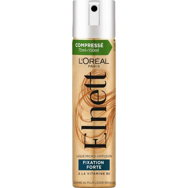 3600524100728 - Elnett - Laque Fixation Forte à la Vitamine B5 Compressé