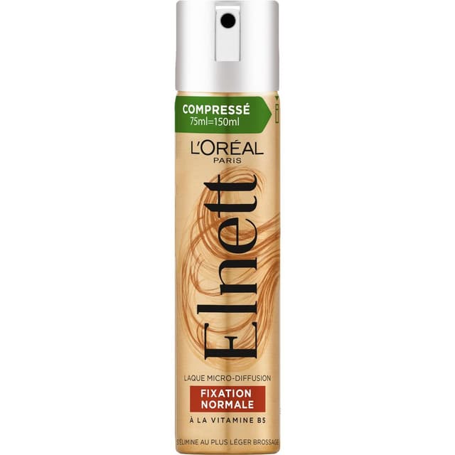 3600524100728 - Elnett - Laque Fixation Normale à la Vitamine B5 Compressé