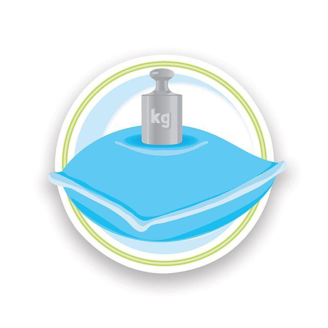 3153633470928 - Bleu calin - Oreiller volume rectangulaire