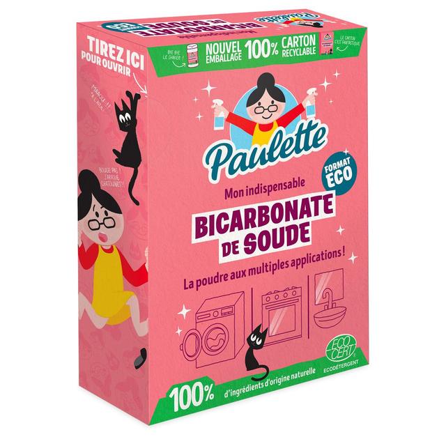 3183940322528 - Paulette - Bicarbonate de soude Multi-Usage Sans Parfum Écologique
