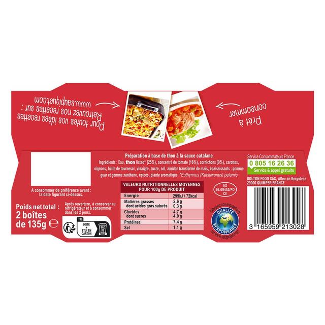 3165959213028 - Saupiquet - Thon Sauce Catalane