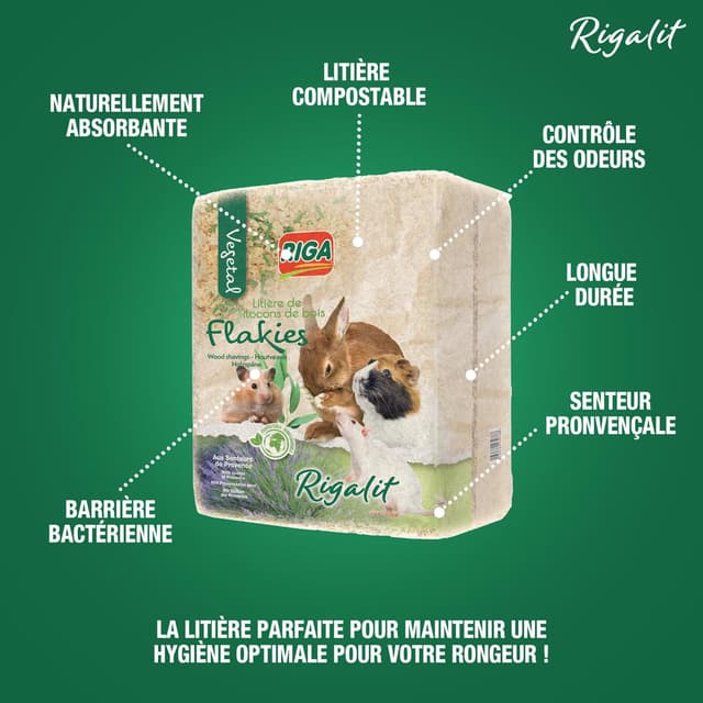 3166780743128 - Riga - Litière floconnée parfumée