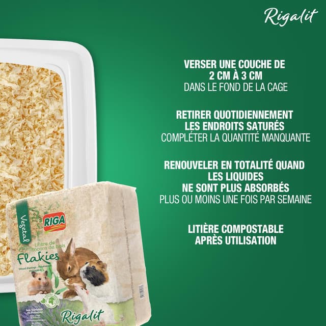 3166780743128 - Riga - Litière floconnée parfumée