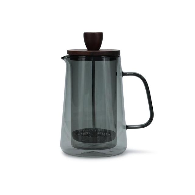 5410595775828 - Collection Luma - Cafetière 35cl avec filtre en verre et couvercle gris Luma