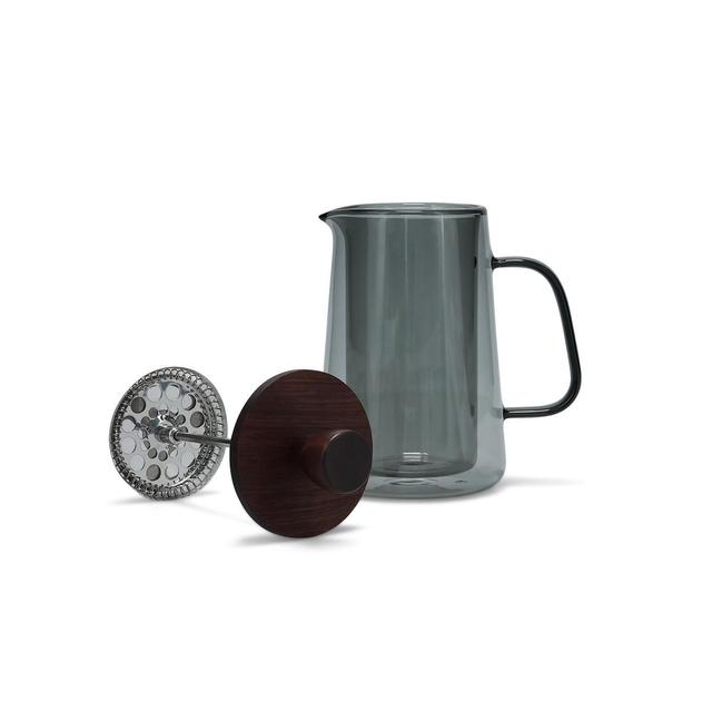 5410595775828 - Collection Luma - Cafetière 35cl avec filtre en verre et couvercle gris Luma