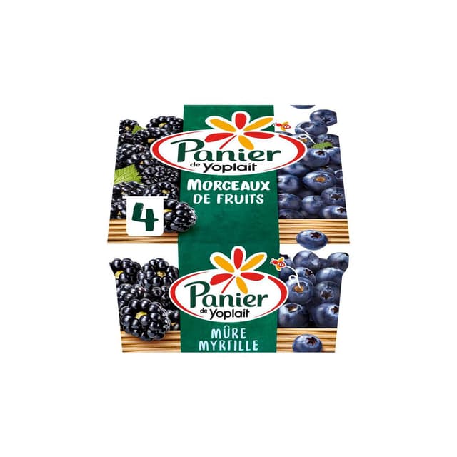 3329770086128 - Panier de Yoplait - Yaourts Mûre Myrtille