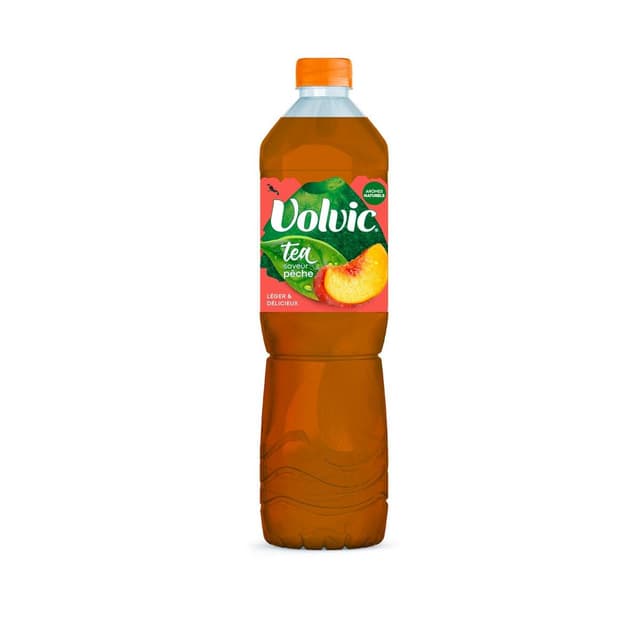 3057640616228 - Volvic - Eau aromatisée saveur thé pêche