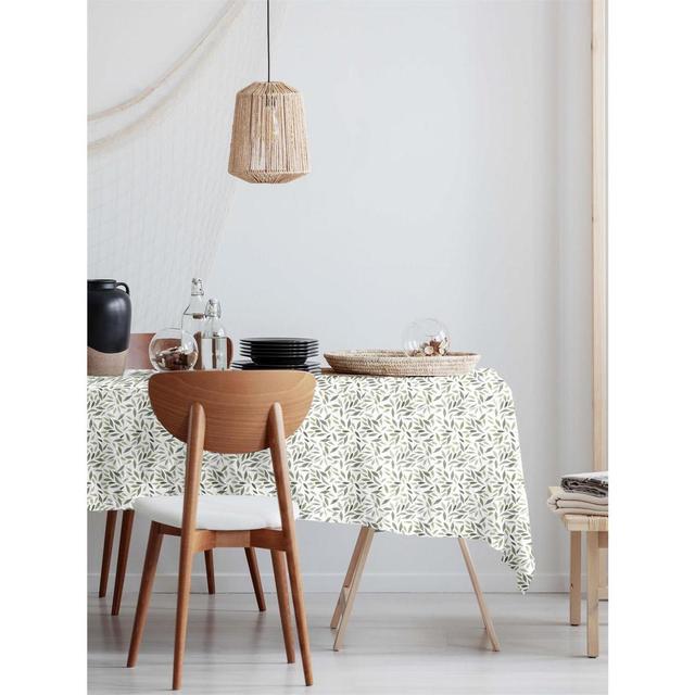 3372360586928 - Calitex - Nappe toile ciré verte sandro 140 cm