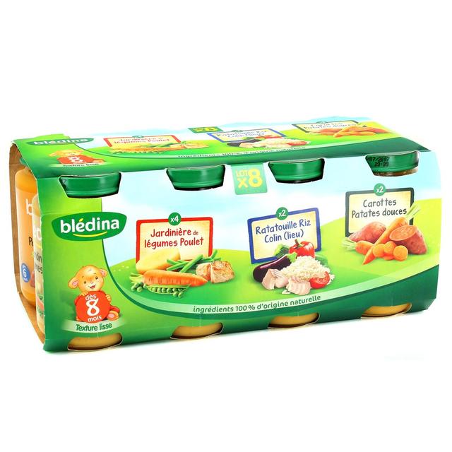 3041091097828 - Blédina - Assortiment de petits pots salés dès 8 mois 