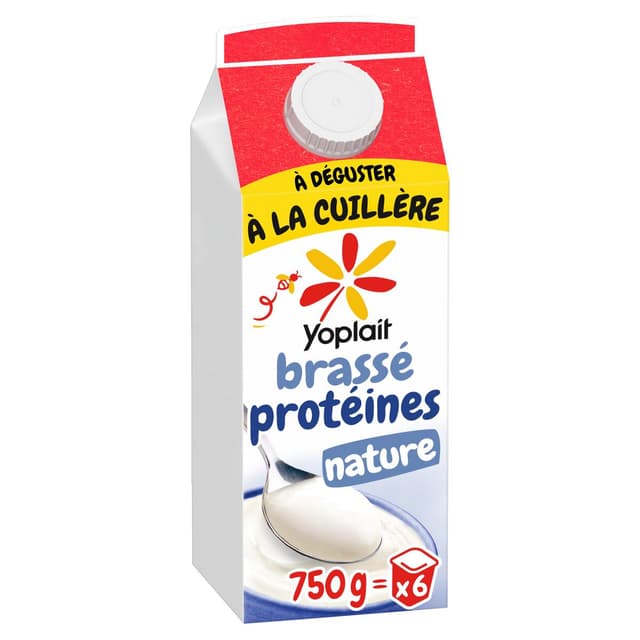 3329770087828 - Yoplait - Yaourt Protéiné Nature en Brique