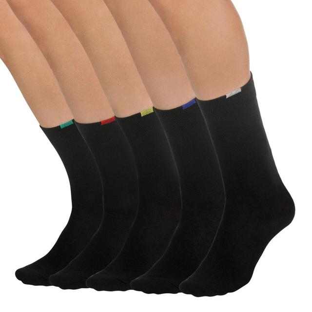 3610860969828 - Dim - 5 paires de mi-chaussettes noires EcoDim