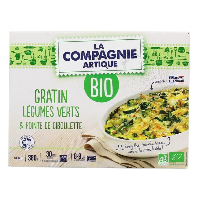3289476000029 - La Compagnie Artique - Gratin de Légumes Verts Bio et pointe de ciboulette