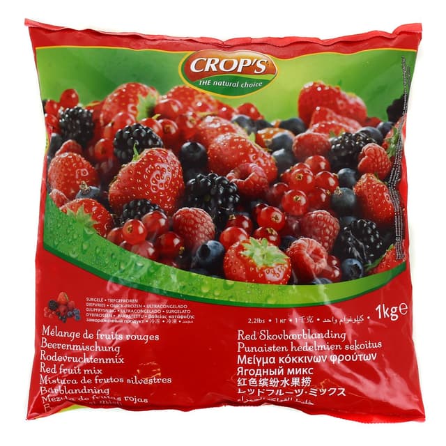 5410355110029 - Crop's - Mélange de fruits rouges- Fraises, mûres, groseilles, cassis, framboises et myrtilles