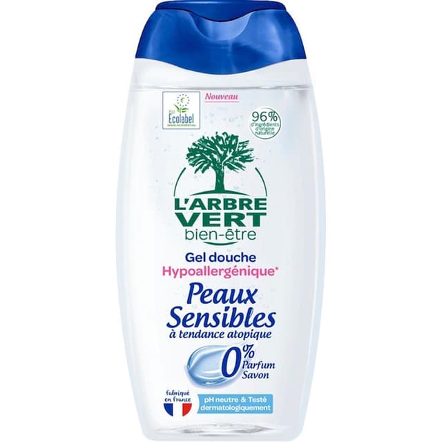 3450601100529 - L'arbre Vert - Gel douche hypoallergénique peaux sensibles