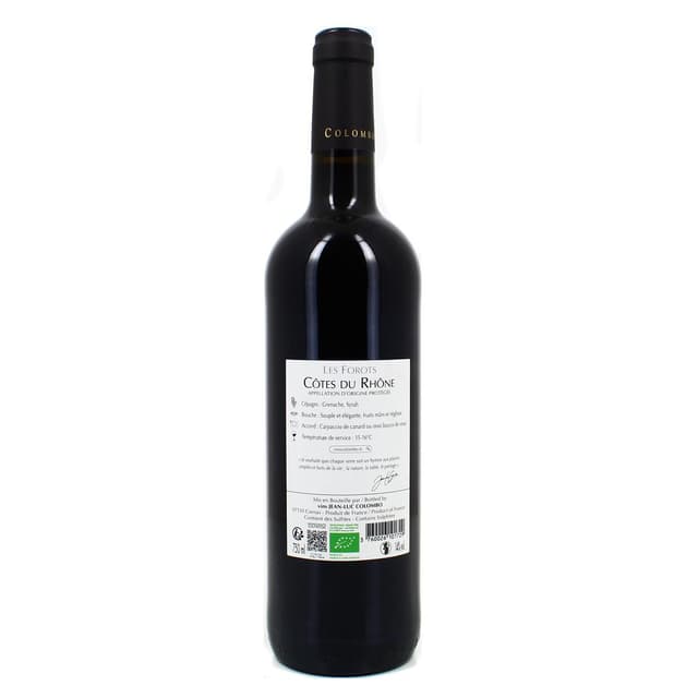 3760026101729 - Côtes du Rhône rouge AOC - Les Forots Jean Luc Colombo
