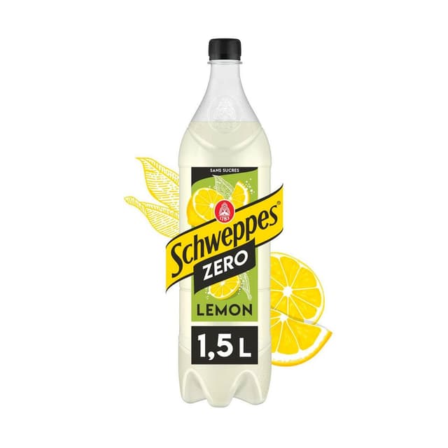 3124480002129 - Schweppes - Boisson gazeuse saveur citron sans sucre
