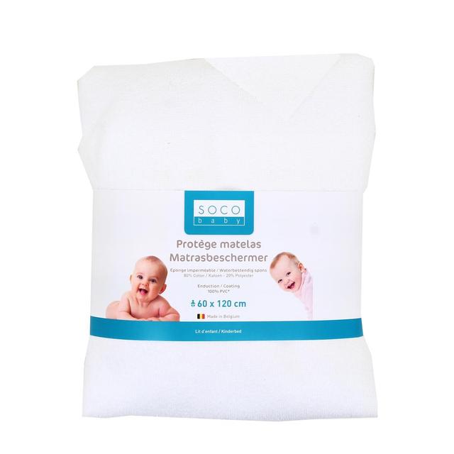 3253940012429 - Socomaille - Protège Matelas 60x120 blanc