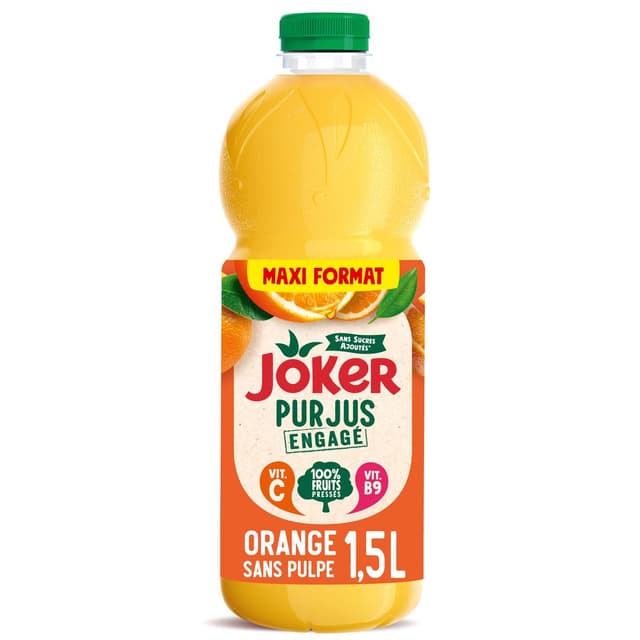 3123349014129 - Joker - Pur jus d'orange sans pulpe