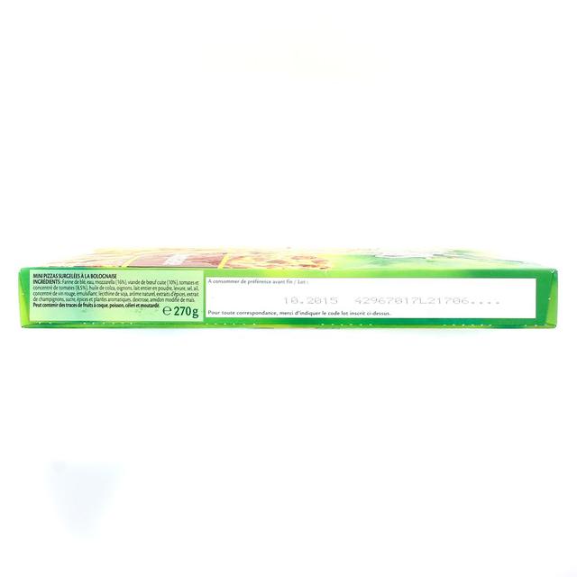 7613033674129 - Buitoni Piccolinis - 9 Mini pizzas bolognaise 9x30g