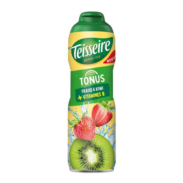3092718654429 - Teisseire - Sirop tonus fraise kiwi vitamine B