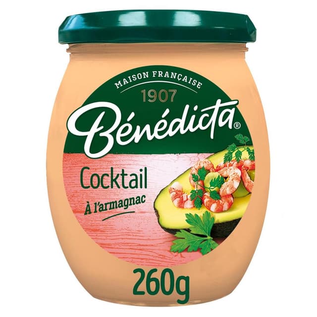 3660603004729 - Bénédicta - Sauce cocktail à l'Armagnac