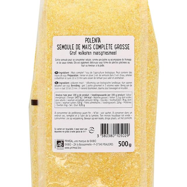 3380380105029 - Priméal - Polenta maïs gros grain bio