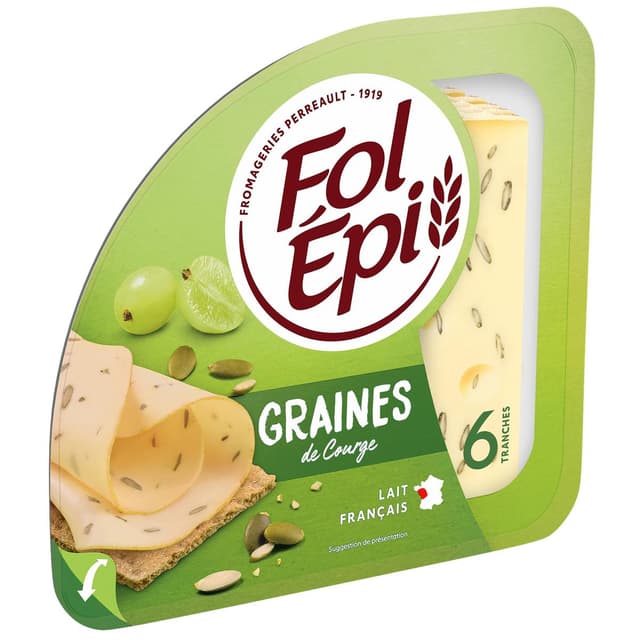 3090291125329 - Fol Epi - Fromage en tranches aux graines de courge