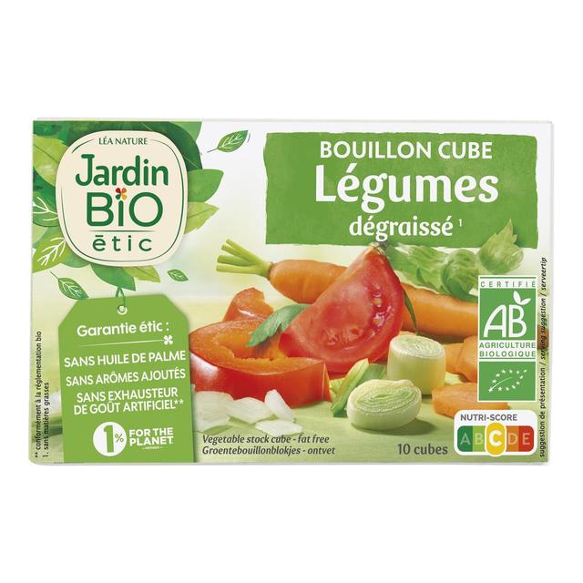 3760020505929 - Jardin Bio Etic - Bouillon Cube légumes dégraissé bio - 10 Cubes