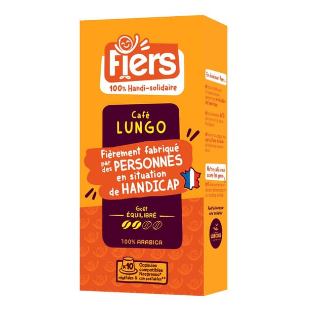 3770027396529 - Fiers - Café Capsule Nespresso Lungo pur arabica intensité 2