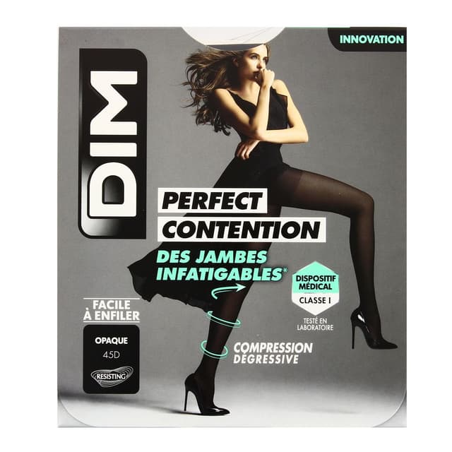 3610861817029 - Dim - Collant Opaque Noir Perfect Contention 45D