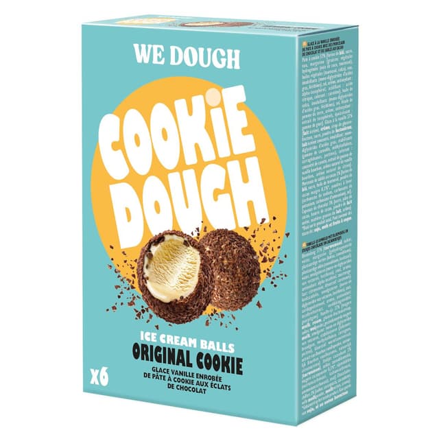 3760124197129 - WE DOUGH - Bouchée de pâte à cookie, glace vanille, crumble chocolat