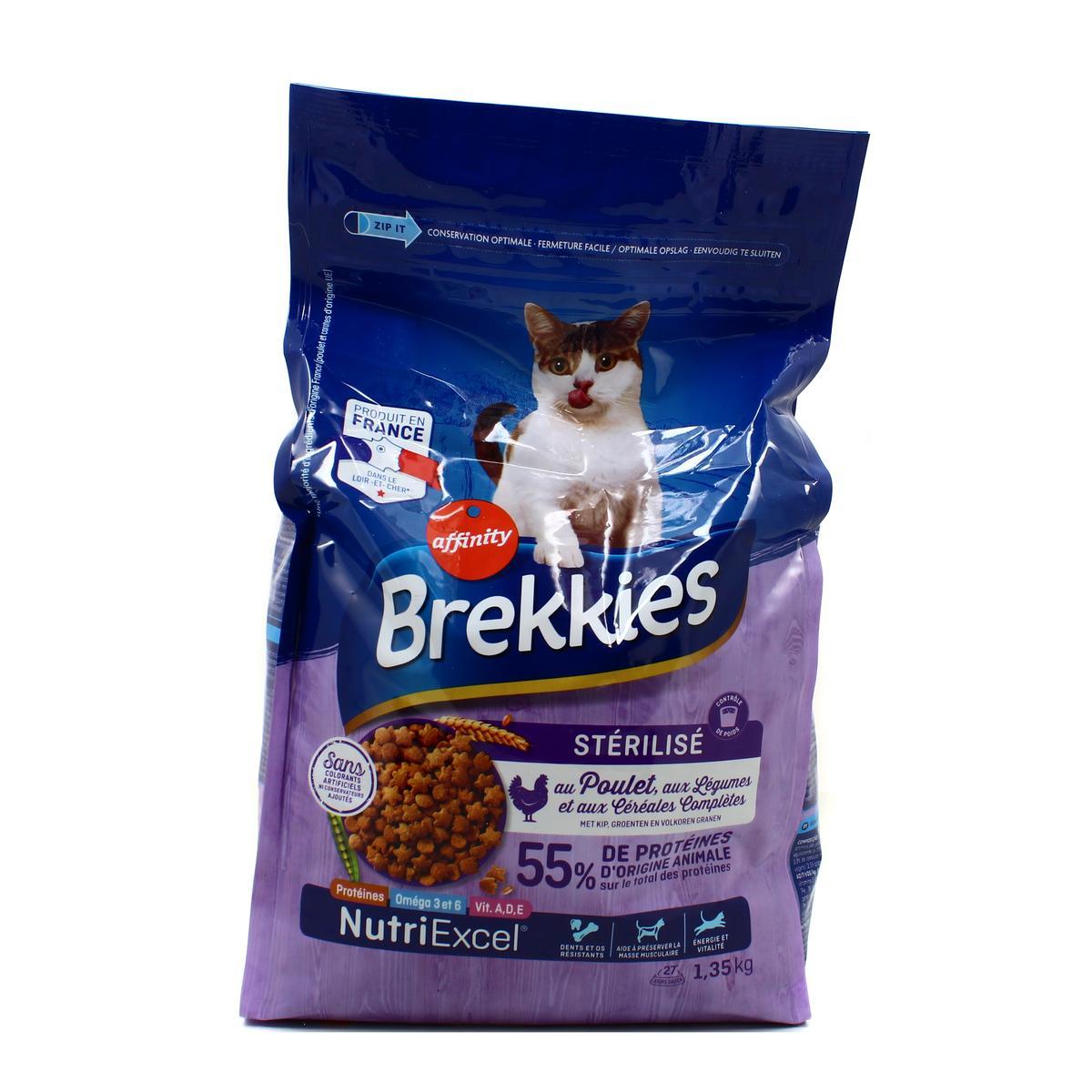 3700260417729 - Affinity - Brekkies - Croquettes Poulet pour Chat Adulte Stérilisé