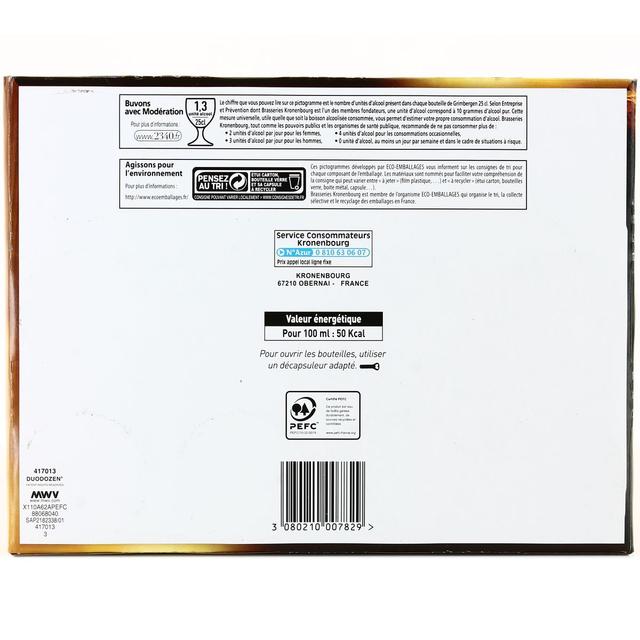 3080216050652 - Grimbergen - Bière blonde d'Abbaye 6.7°