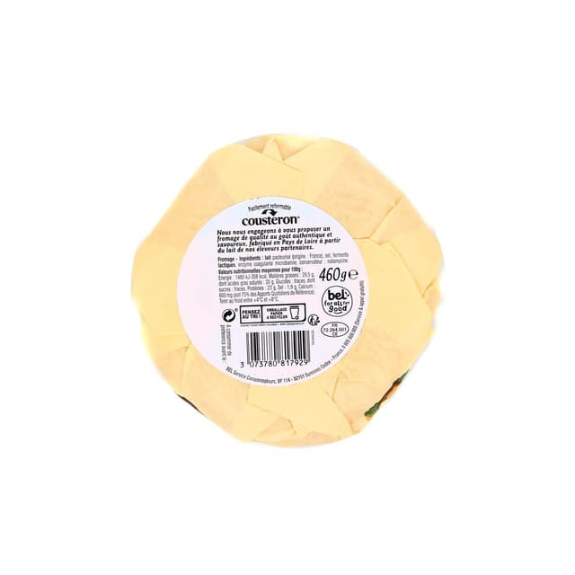 3073780817929 - Cousteron - Fromage à pâte pressée non cuite