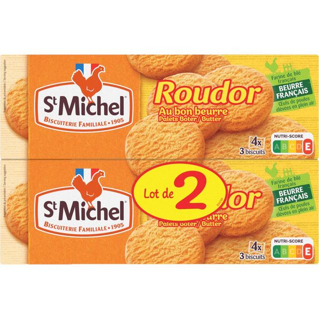 3023470020030 - St Michel - Lot de deux Roudors palets croustillants et fondants x24