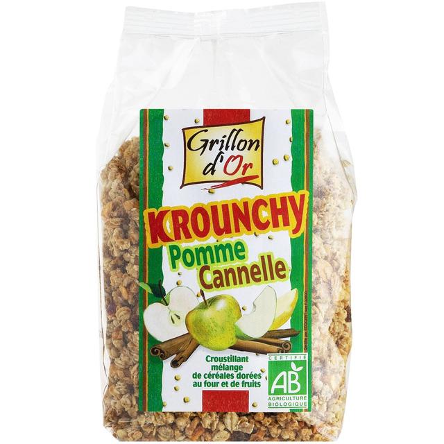 3421557110030 - Grillon Or - Krounchy pomme-cannelle, bio