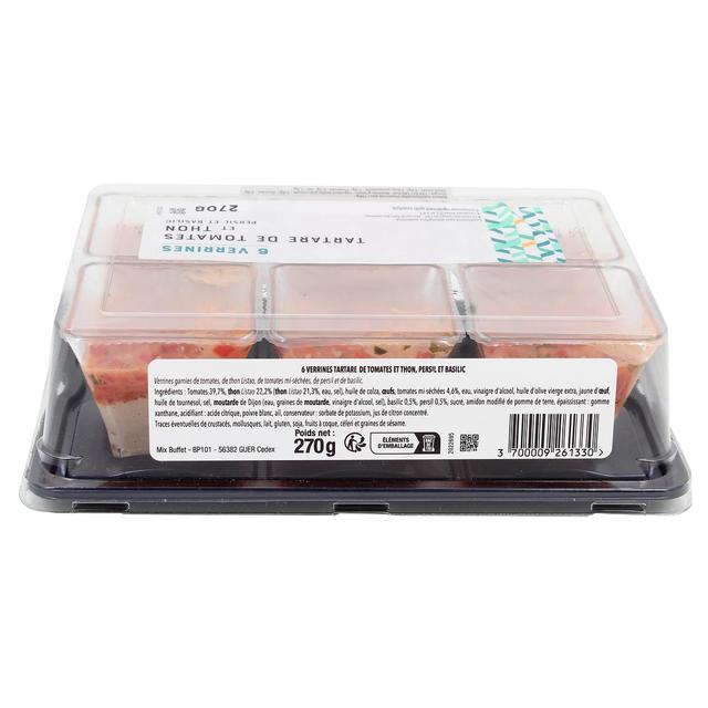 3700009261330 - Mix Buffet - Verrines Tartare de Tomates & Thon