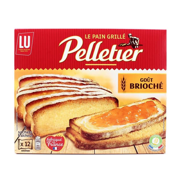7622210191830 - Pelletier - Pain Grillé Brioché x24
