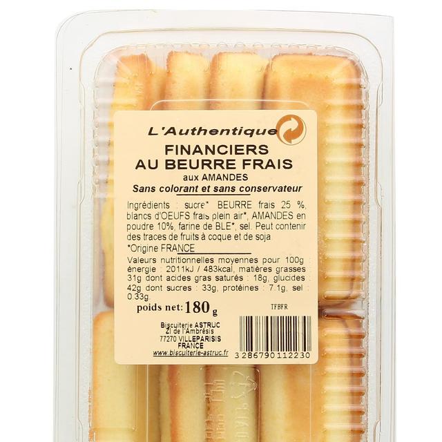 3286790112230 - Biscuiterie Astruc - Financiers au Beurre Grais